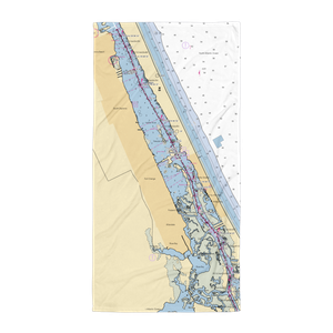 Marina Port Orange (Daytona Beach, FL) NOAA Chart Towel