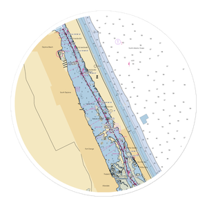 Seven Seas Marina & Boatyard (Daytona Beach, FL) NOAA Chart Sticker