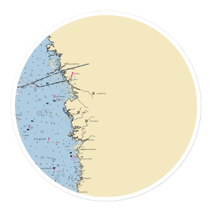 Crystal River Watersports (Crystal River, FL) NOAA Chart Sticker