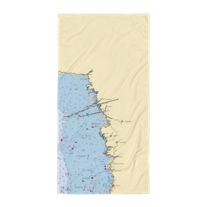 Fishers Marina and Campground (Yankeetown, FL) NOAA Chart Towel
