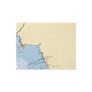 Waccasassa Park Boat Ramp (Gulf Hammock, FL) NOAA Chart Jigsaw Puzzle