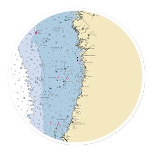 Weeki Wachee Marina (Spring Hill, FL) NOAA Chart Sticker