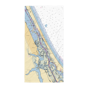 Adventure Yacht Harbor (Daytona Beach, FL) NOAA Chart Towel