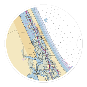 Adventure Yacht Harbor (Daytona Beach, FL) NOAA Chart Sticker