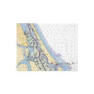 Harbour Village Marina (Daytona Beach, FL) NOAA Chart Jigsaw Puzzle