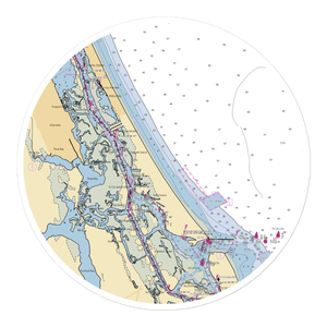 Harbour Village Marina (Daytona Beach, FL) NOAA Chart Sticker