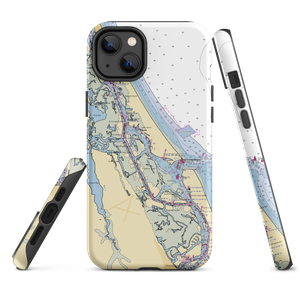 Inlet Harbor Marina & Restaurant (Daytona Beach, FL) NOAA Chart  Tough iPhone Case