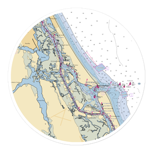 Inlet Harbor Marina & Restaurant (Daytona Beach, FL) NOAA Chart Sticker