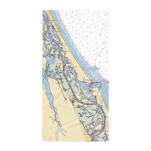 Sea Love Boat Works Inc (Daytona Beach, FL) NOAA Chart Towel