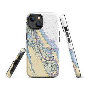 Lighthouse Boatyard & Marina (Daytona Beach, FL) NOAA Chart  Tough iPhone Case