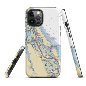 Lighthouse Boatyard & Marina (Daytona Beach, FL) NOAA Chart  Tough iPhone Case