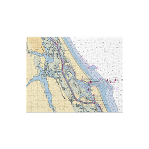 Lighthouse Boatyard & Marina (Daytona Beach, FL) NOAA Chart Jigsaw Puzzle