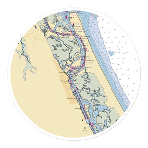 Gerry's Marina (Edgewater, FL) NOAA Chart Sticker