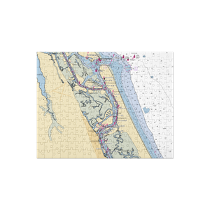 Riverview Hotel (Edgewater, FL) NOAA Chart Jigsaw Puzzle