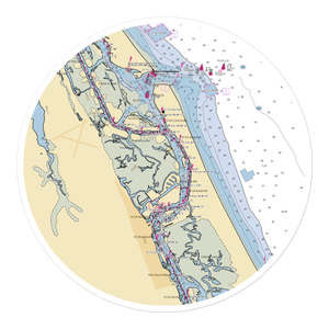 Riverview Hotel (Edgewater, FL) NOAA Chart Sticker