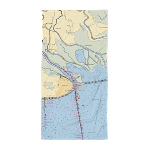 Scipio Creek Marina (Apalachicola, FL) NOAA Chart Towel