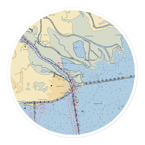 Scipio Creek Marina (Apalachicola, FL) NOAA Chart Sticker