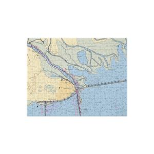 Apalachicola Boat Slips (Apalachicola, FL) NOAA Chart Jigsaw Puzzle