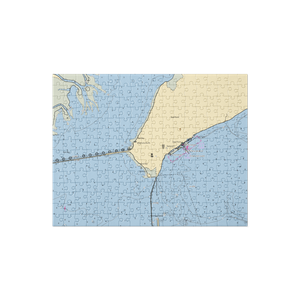 Sportsman Lodge (Eastpoint, FL) NOAA Chart Jigsaw Puzzle