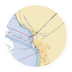 Captain's Cove Marina (Port Saint Joe, FL) NOAA Chart Sticker