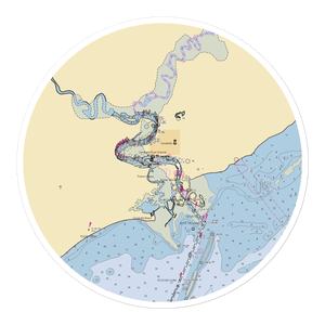 Carrabelle Boat Club (Carrabelle, FL) NOAA Chart Sticker