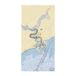 Moorings At Carrabelle (Carrabelle, FL) NOAA Chart Towel