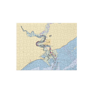 MS Dockside Marina (Carrabelle, FL) NOAA Chart Jigsaw Puzzle