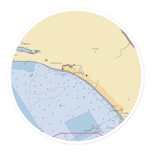 Marquardt's Marina (Mexico Beach, FL) NOAA Chart Sticker