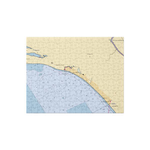 Blue Water Inn and Marina (Mexico Beach, FL) NOAA Chart Jigsaw Puzzle