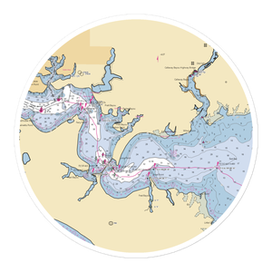 Pier 98 Marina (Panama City, FL) NOAA Chart Sticker