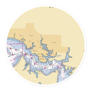 Bay County Boatyard (Panama City, FL) NOAA Chart Sticker