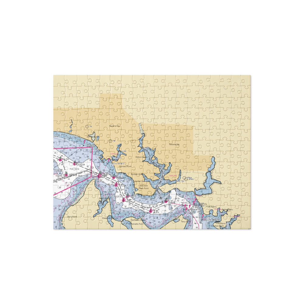 Emerald Harbor Marina (Panama City, FL) NOAA Chart Jigsaw Puzzle 