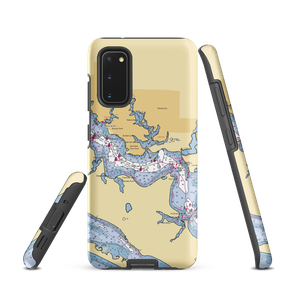 Corto Street Marina (Panama City, FL) NOAA Chart Samsung Phone Case