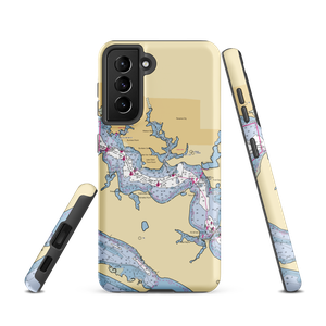 Corto Street Marina (Panama City, FL) NOAA Chart Samsung Phone Case