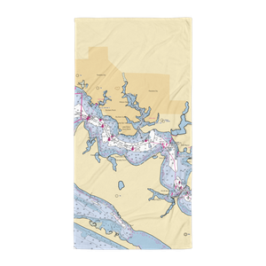 Corto Street Marina (Panama City, FL) NOAA Chart Towel