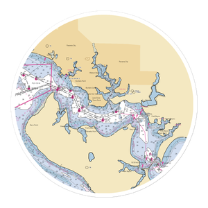 Corto Street Marina (Panama City, FL) NOAA Chart Sticker