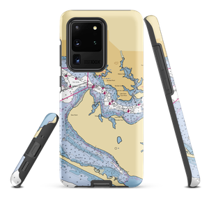 St Andrews Bay Yacht Club (Panama City, FL) NOAA Chart Samsung Phone Case