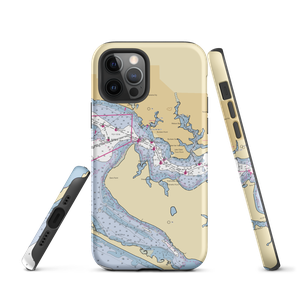 St Andrews Bay Yacht Club (Panama City, FL) NOAA Chart  Tough iPhone Case