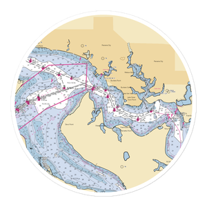 St Andrews Bay Yacht Club (Panama City, FL) NOAA Chart Sticker