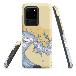 Panama City Marina (Panama City Beach, FL) NOAA Chart Samsung Phone Case