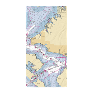 C.S.S. Yacht Basin (Panama City Beach, FL) NOAA Chart Towel