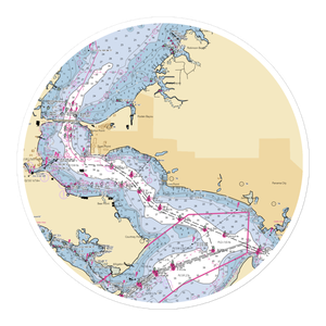 C.S.S. Yacht Basin (Panama City Beach, FL) NOAA Chart Sticker