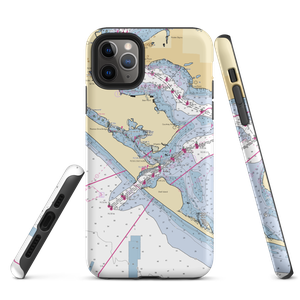 Point South Marina at Bay Point (Panama City, FL) NOAA Chart  Tough iPhone Case