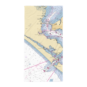 Lighthouse Marina (Panama City, FL) NOAA Chart Towel