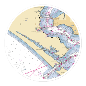 Lighthouse Marina (Panama City, FL) NOAA Chart Sticker