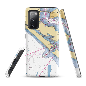 Treasure Island Marina (Panama City, FL) NOAA Chart Samsung Phone Case