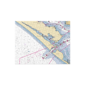 Treasure Island Marina (Panama City, FL) NOAA Chart Jigsaw Puzzle