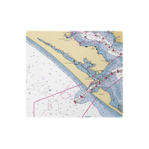 Treasure Island Marina (Panama City, FL) NOAA Chart  Gaming Mouse Pad