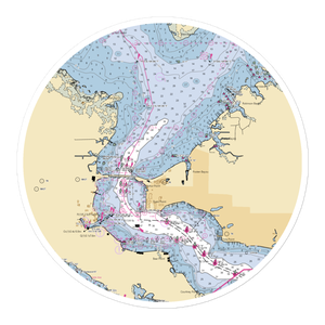 Sun Harbor Marina (Panama City, FL) NOAA Chart Sticker