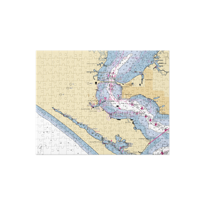 MWR Panama City (Panama City, FL) NOAA Chart Jigsaw Puzzle